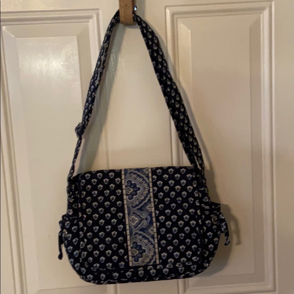 Blue & Off-white Vera Bradley shoulder bag